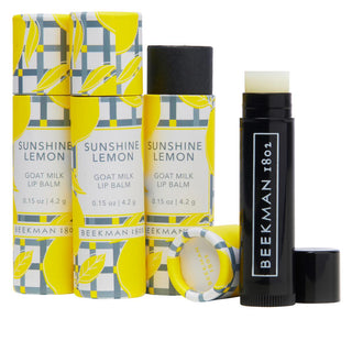 Sunshine Lemon 3-Pack Of Lip Balms