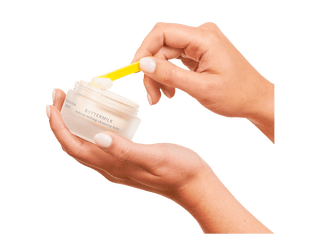 Buttermilk Makeup Melting Cleansing Balm Hands Using