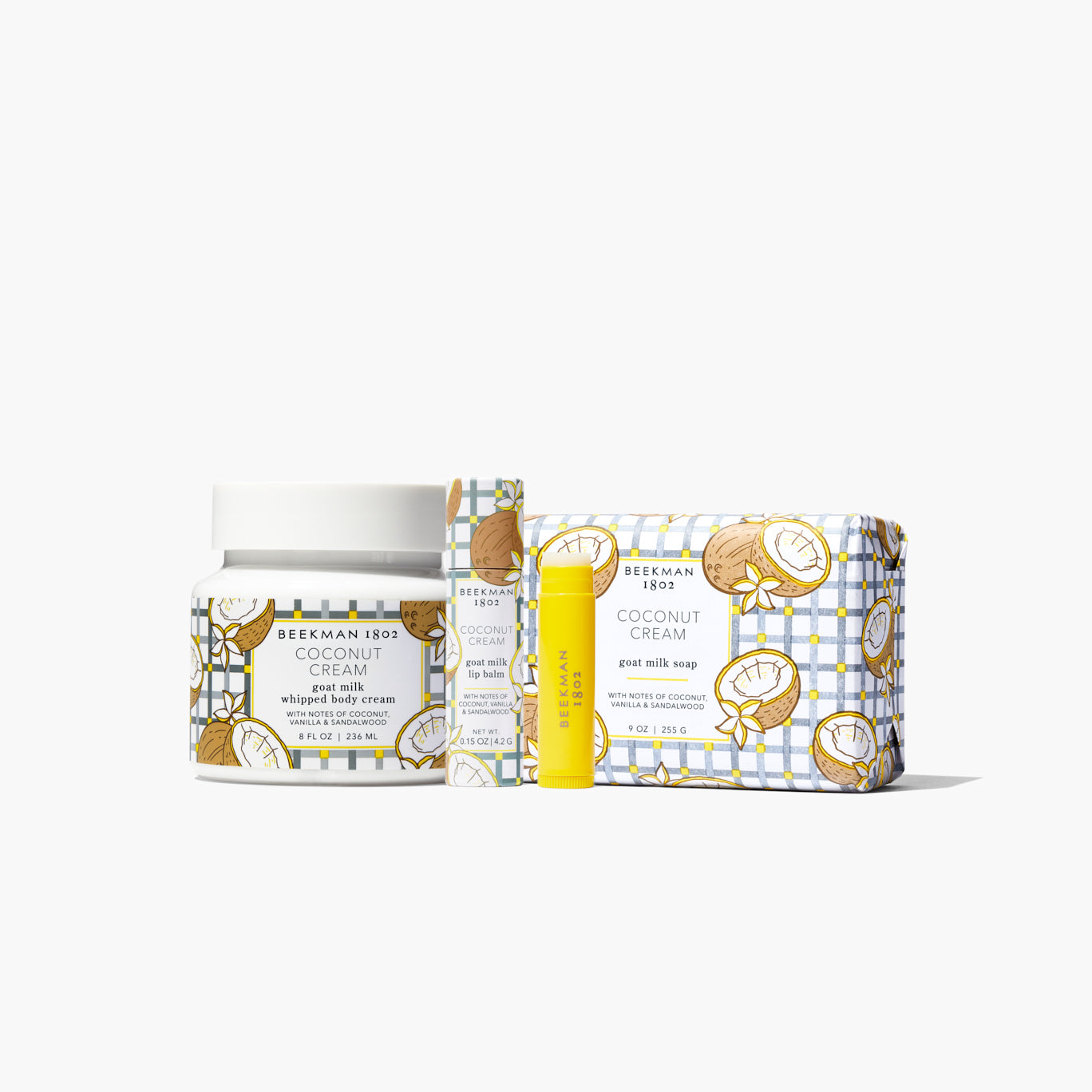 Coconut Cream Bodycare Trio