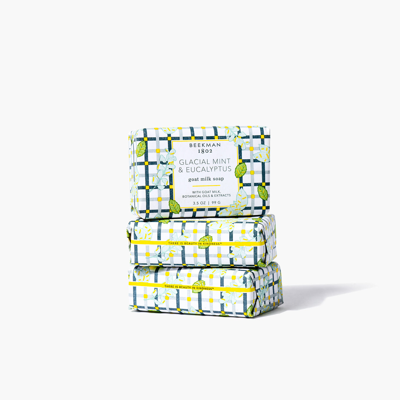 Glacial Mint & Eucalyptus 3-Pack Palm-Sized Bar Soap Set