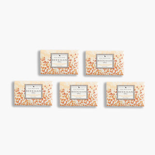 Honey & Orange Blossom Palm-Sized Goat Milk Soap Set of 5