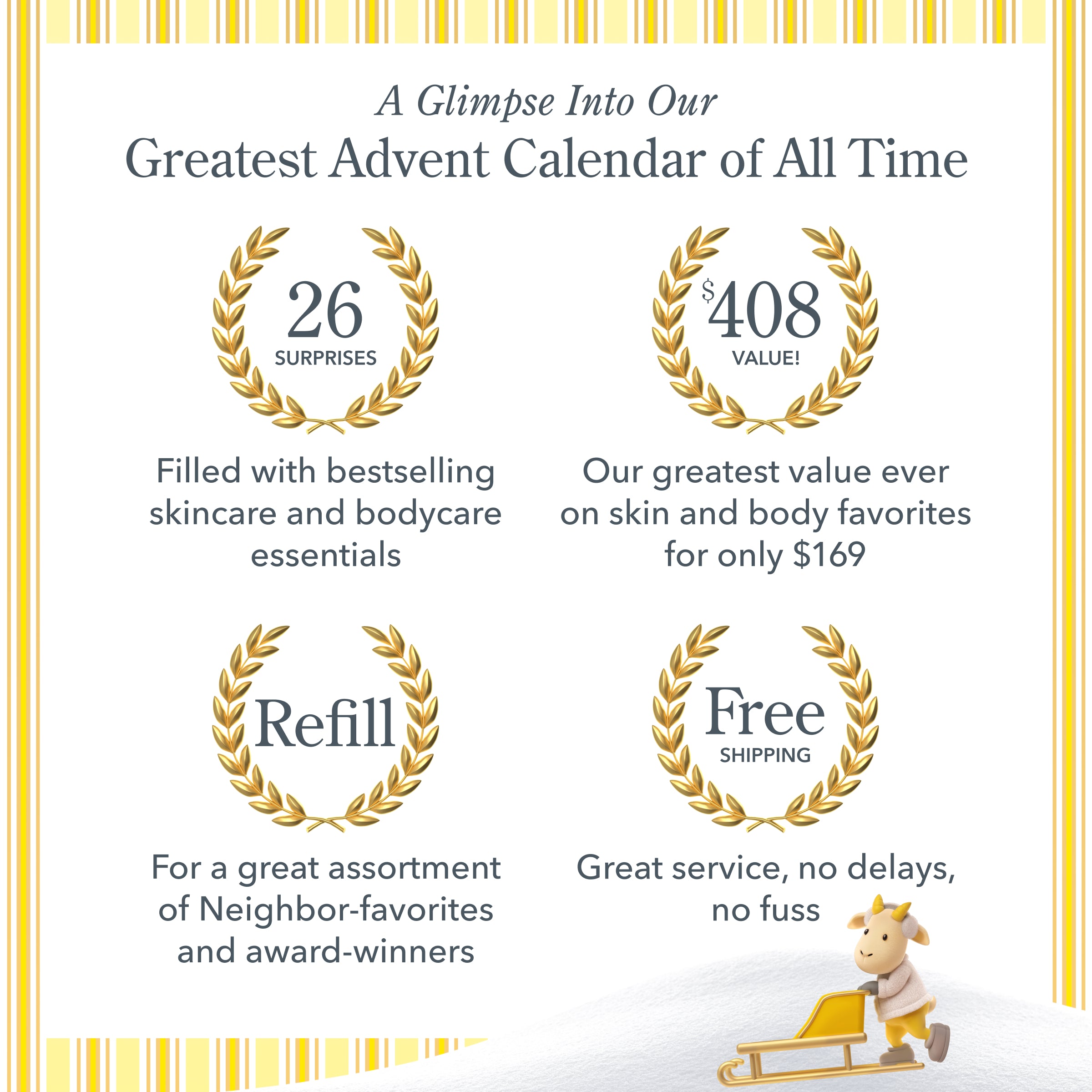 The G.O.A.T. Advent Calendar Refill Kit