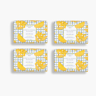 Honey & Orange Blossom Goat Milk Soap Set of 4