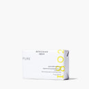 Bar of Beekman 1802's Goat milk pure body soap in white backaging, standing on white background next to shadow.