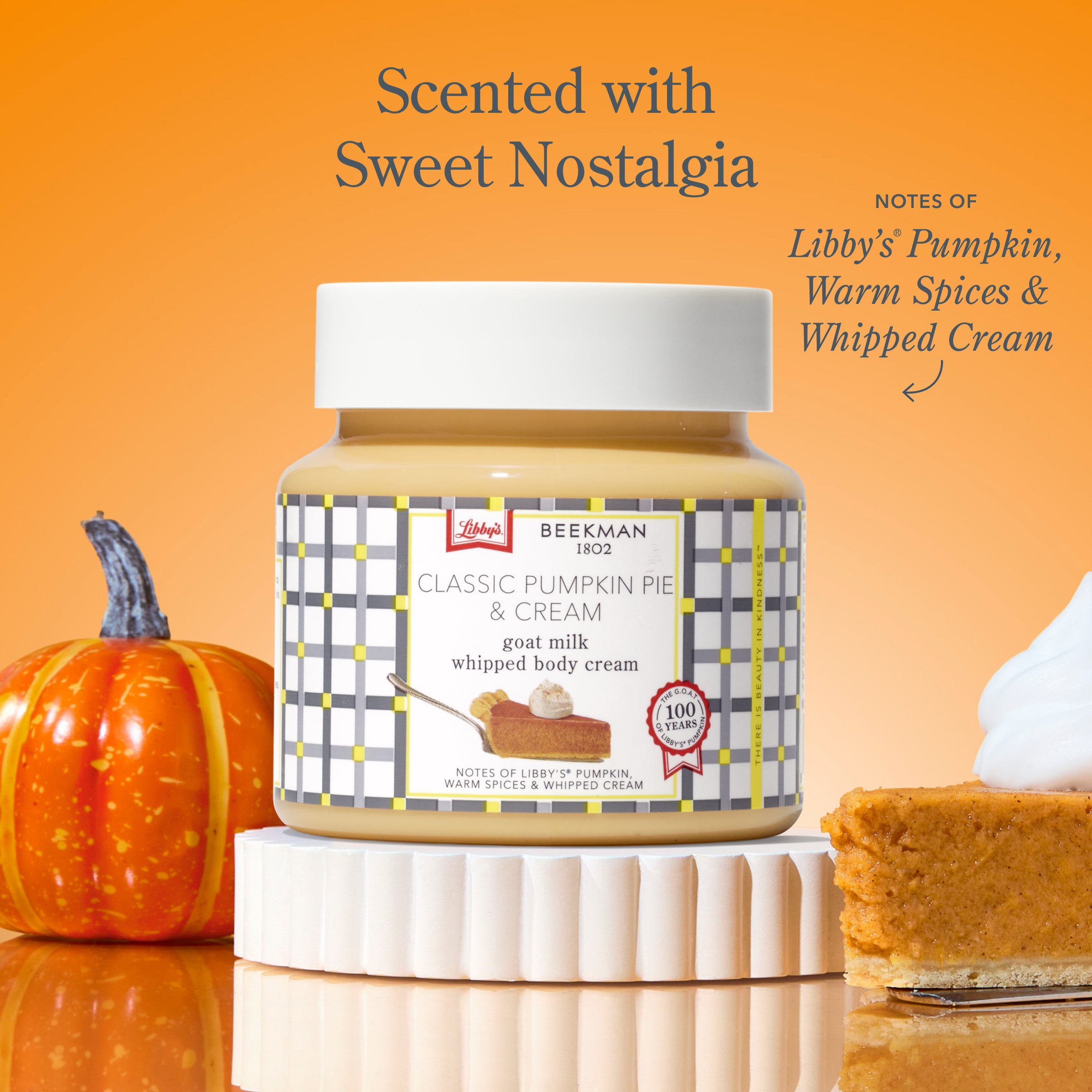 Beekman 1802 x Libby’s® Classic Pumpkin Pie & Cream Whipped Body Cream