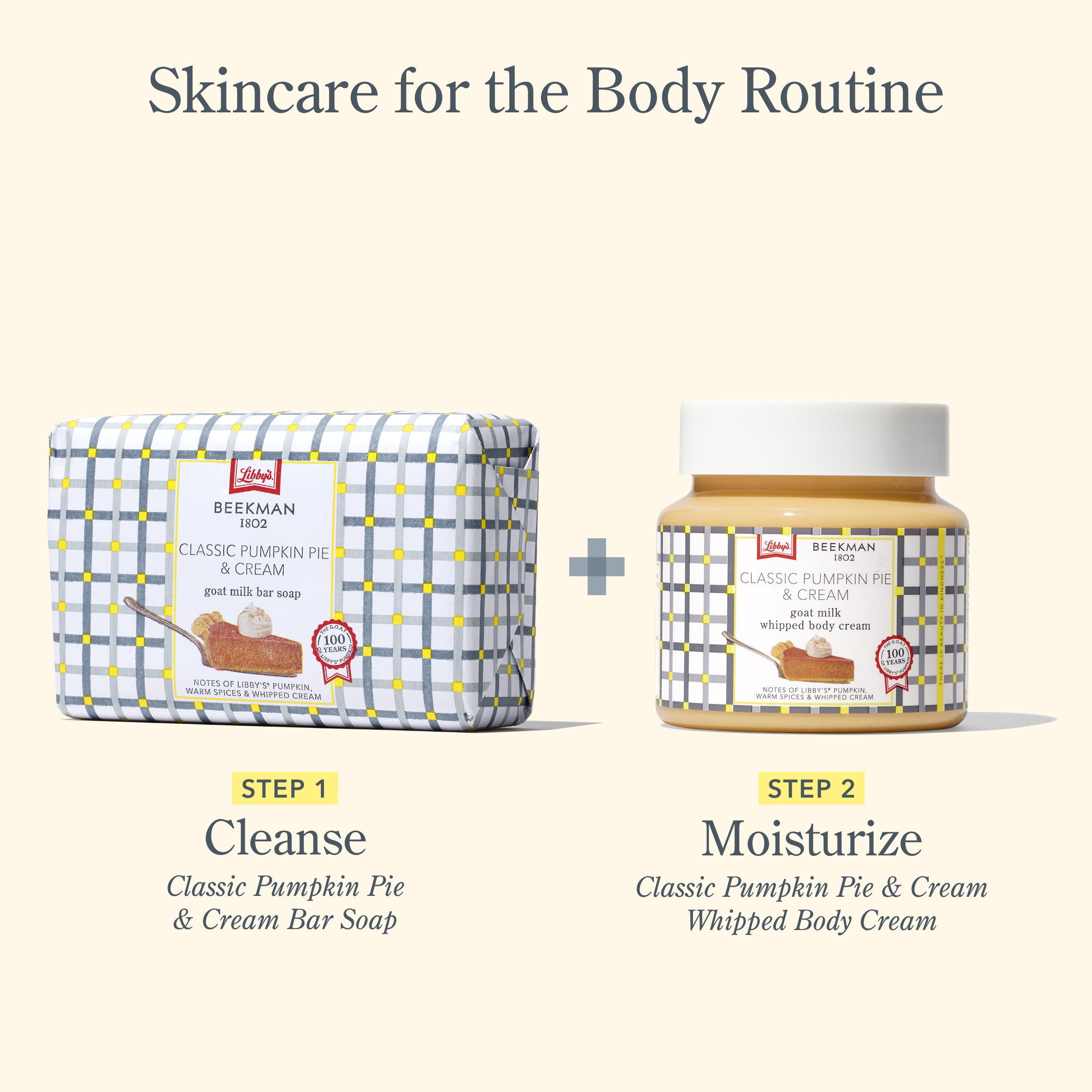 Beekman 1802 x Libby’s® Classic Pumpkin Pie & Cream Whipped Body Cream