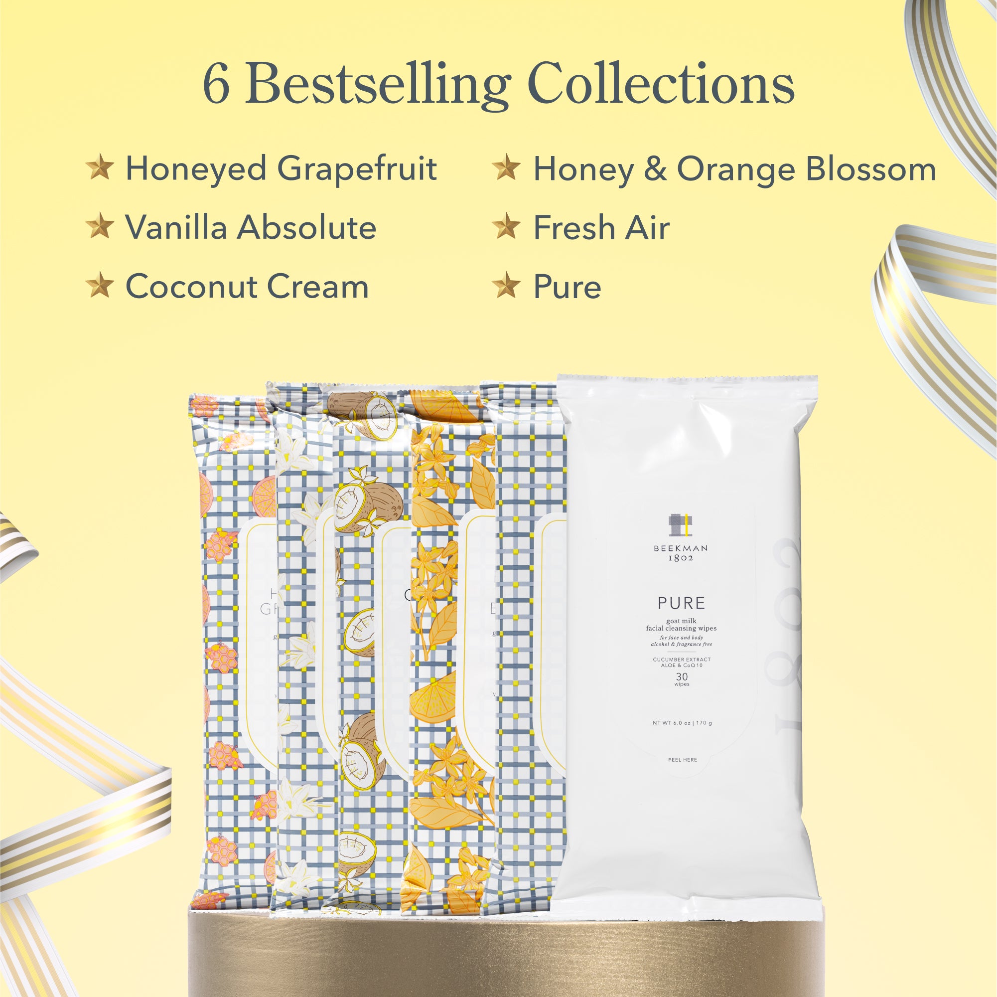 The Greatest Clean 6-Piece Face Wipe Gift Set