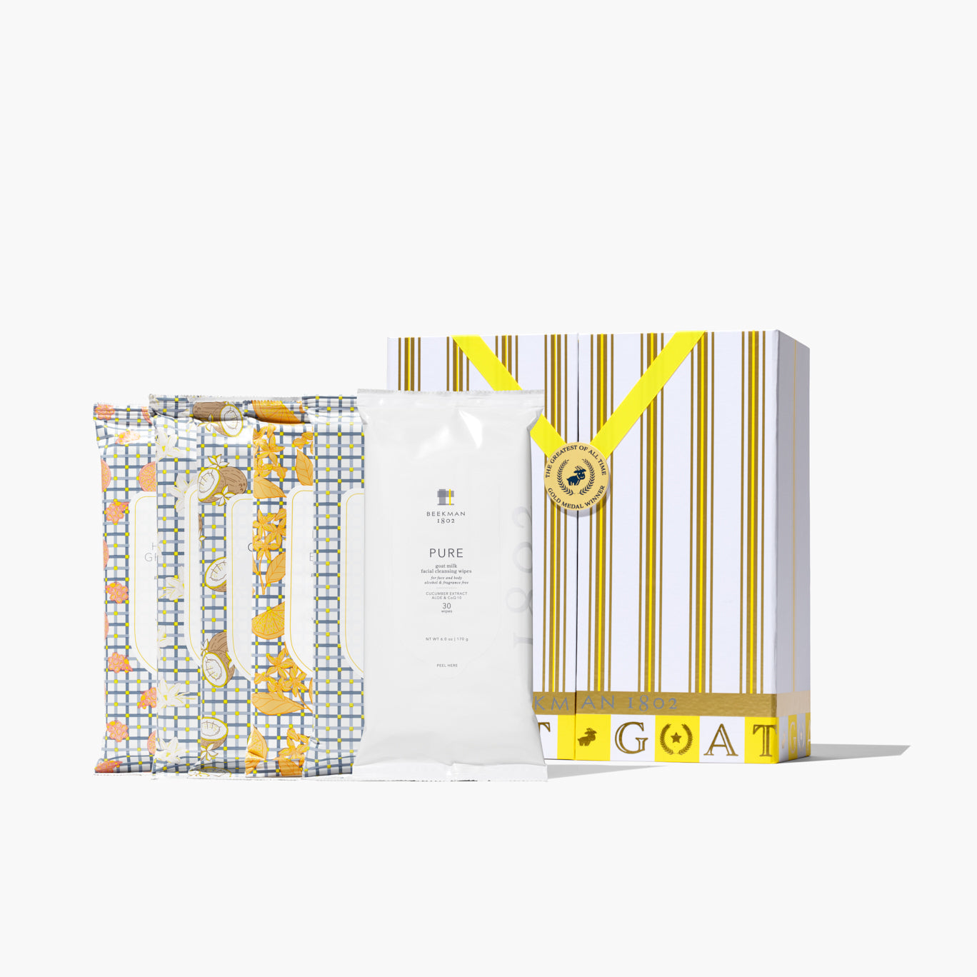 The Greatest Clean 6-Piece Face Wipe Gift Set