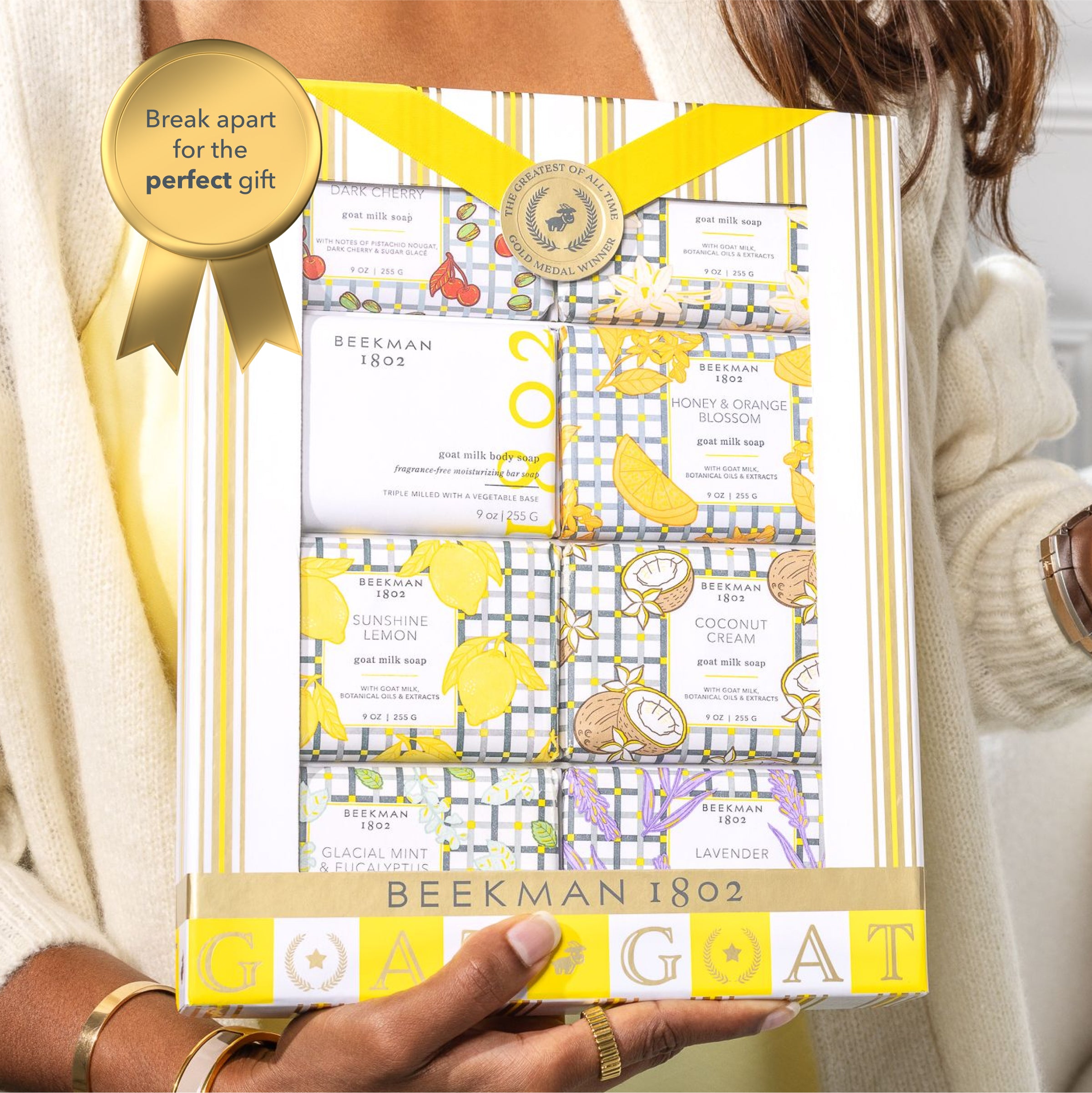 The G.O.A.T. 8-Piece Bar Soap Gift Set