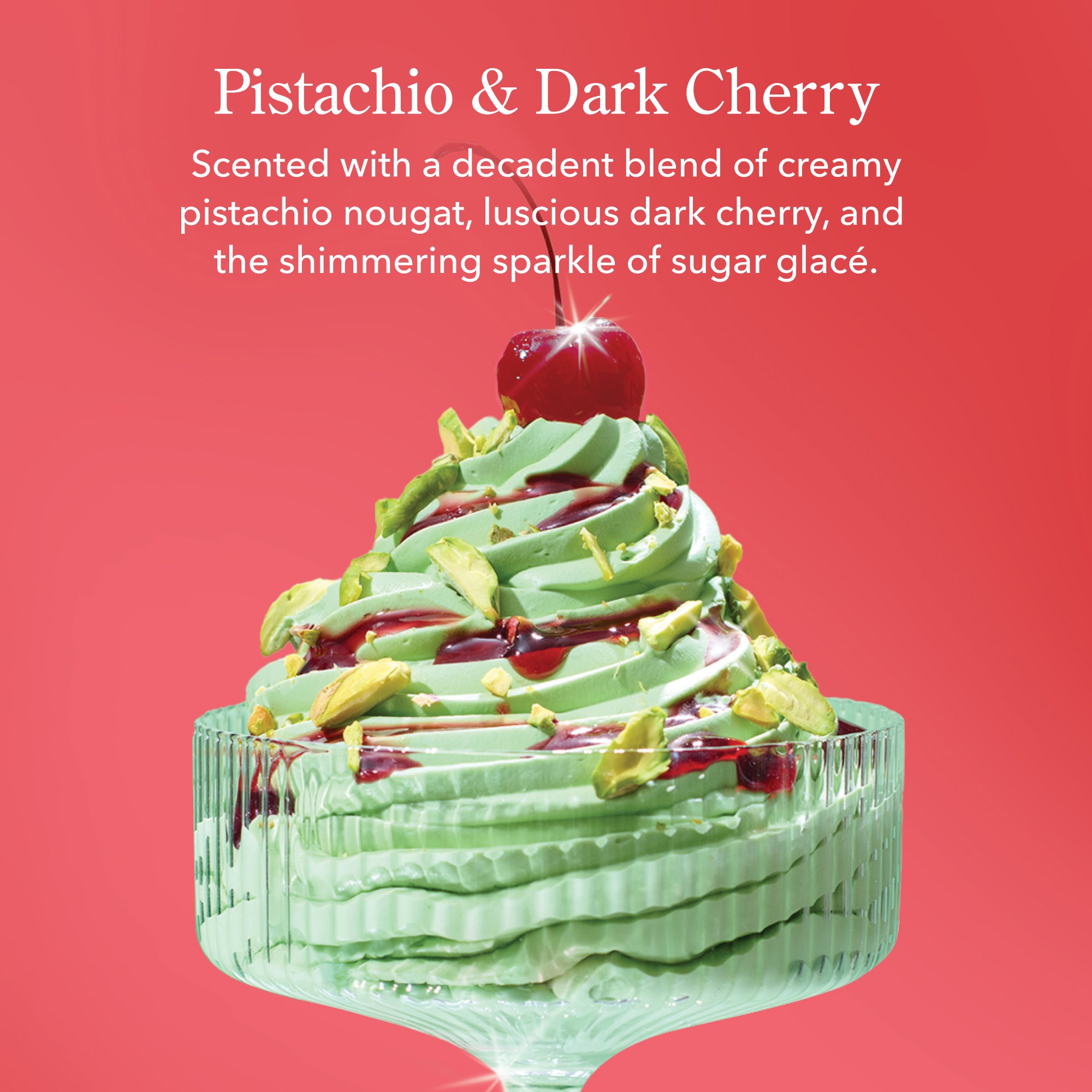Just Desserts Pistachio & Dark Cherry 3-Piece Bodycare Gift Set
