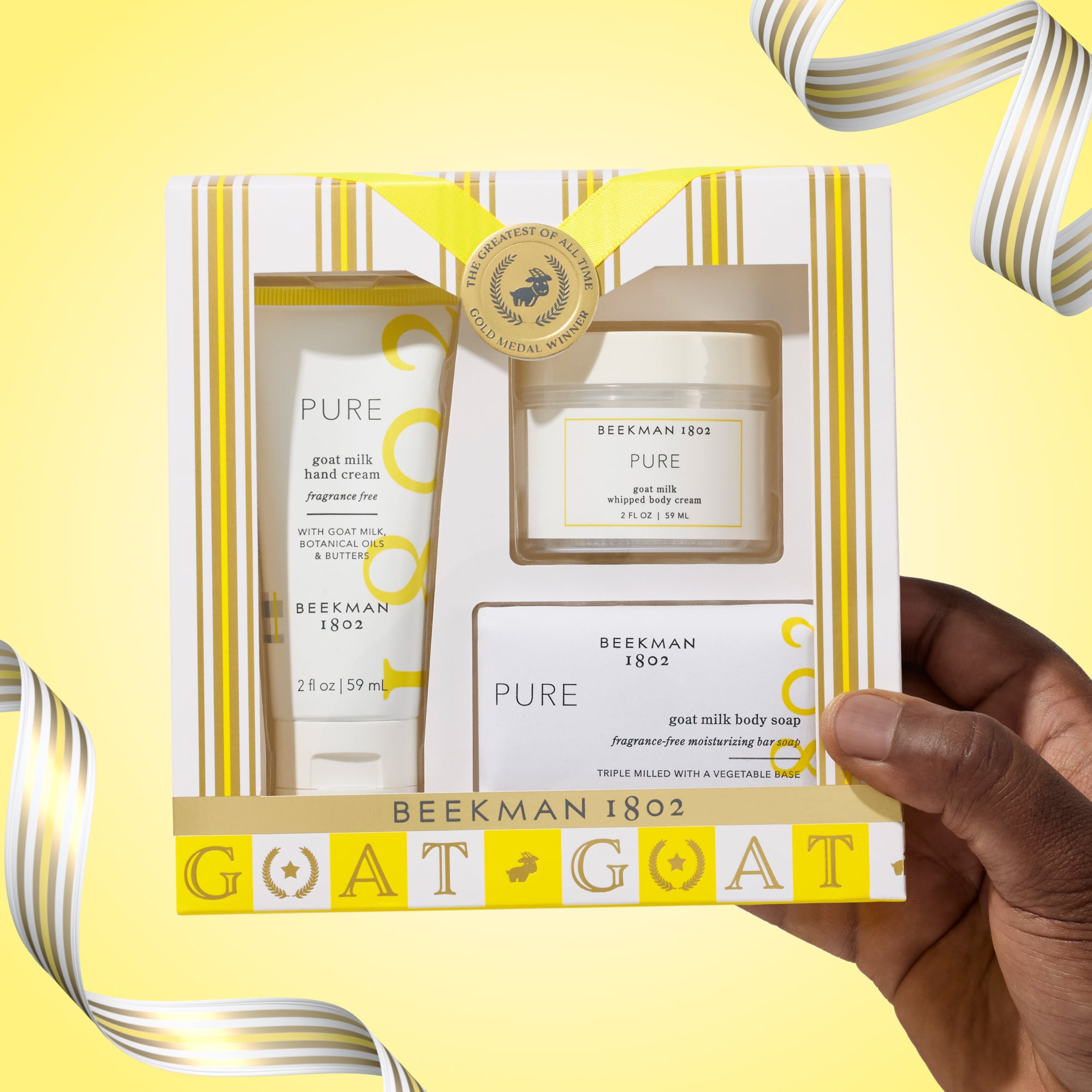 The Classic G.O.A.T. Pure 3-Piece Bodycare Gift Set