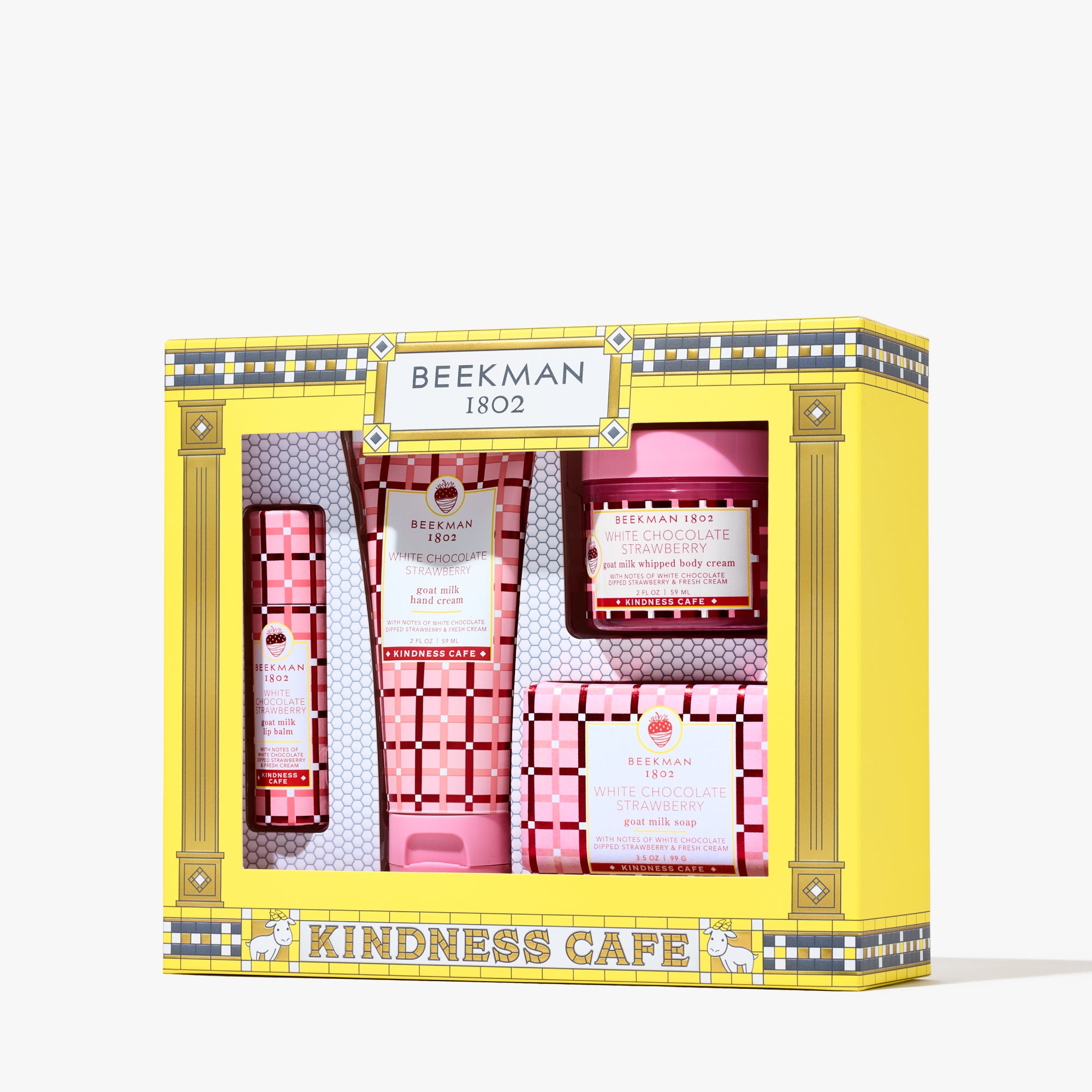 White Chocolate Strawberry Bodycare Favorites Set