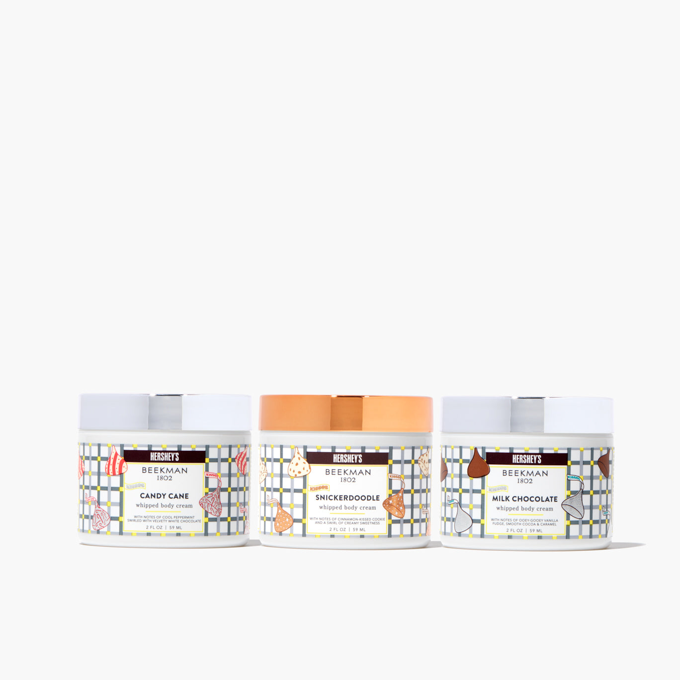 HERSHEY'S x Beekman 1802 Whipped Body Cream Trio