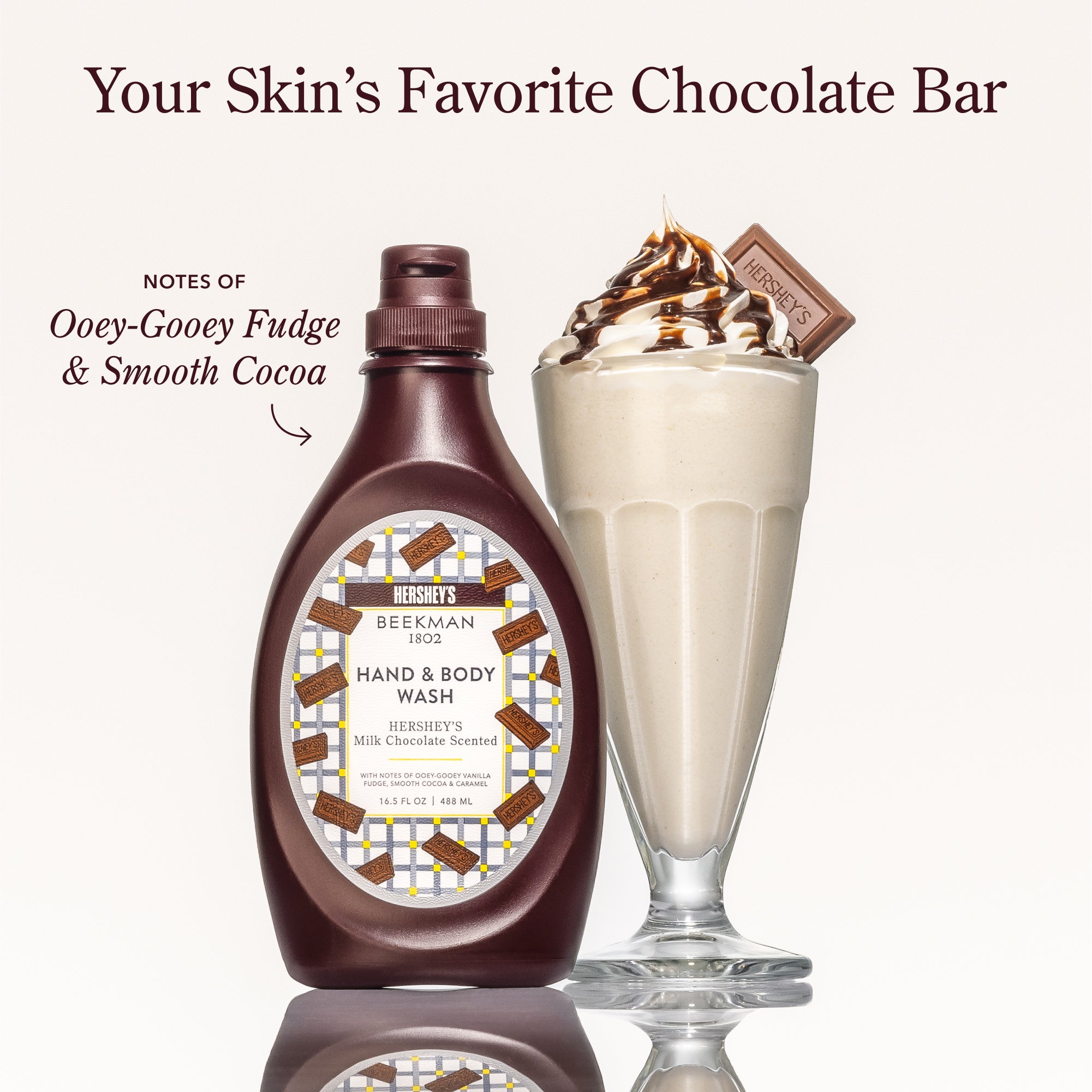 Limited-Edition Beekman 1802 x HERSHEY'S Milk Chocolate Hand & Body Wash