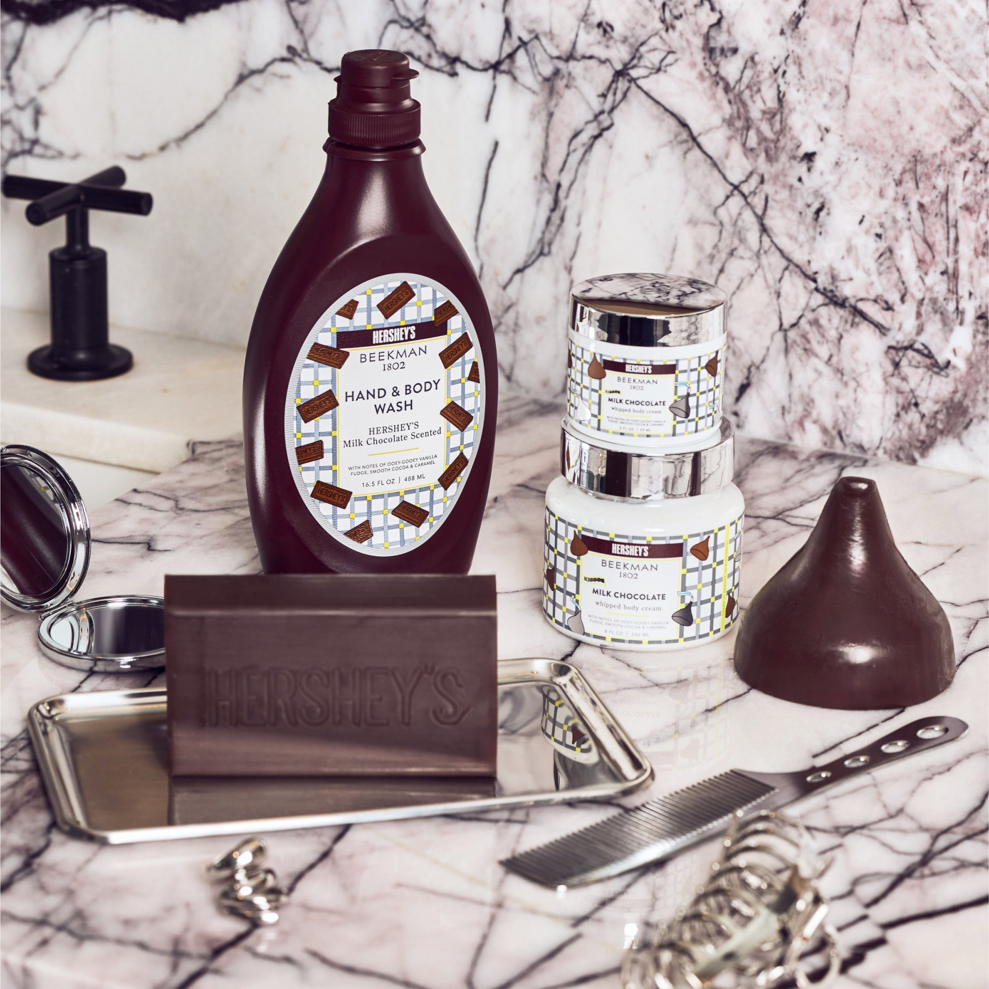 Limited-Edition Beekman 1802 x HERSHEY'S KISSES Milk Chocolate Goat Milk Soap