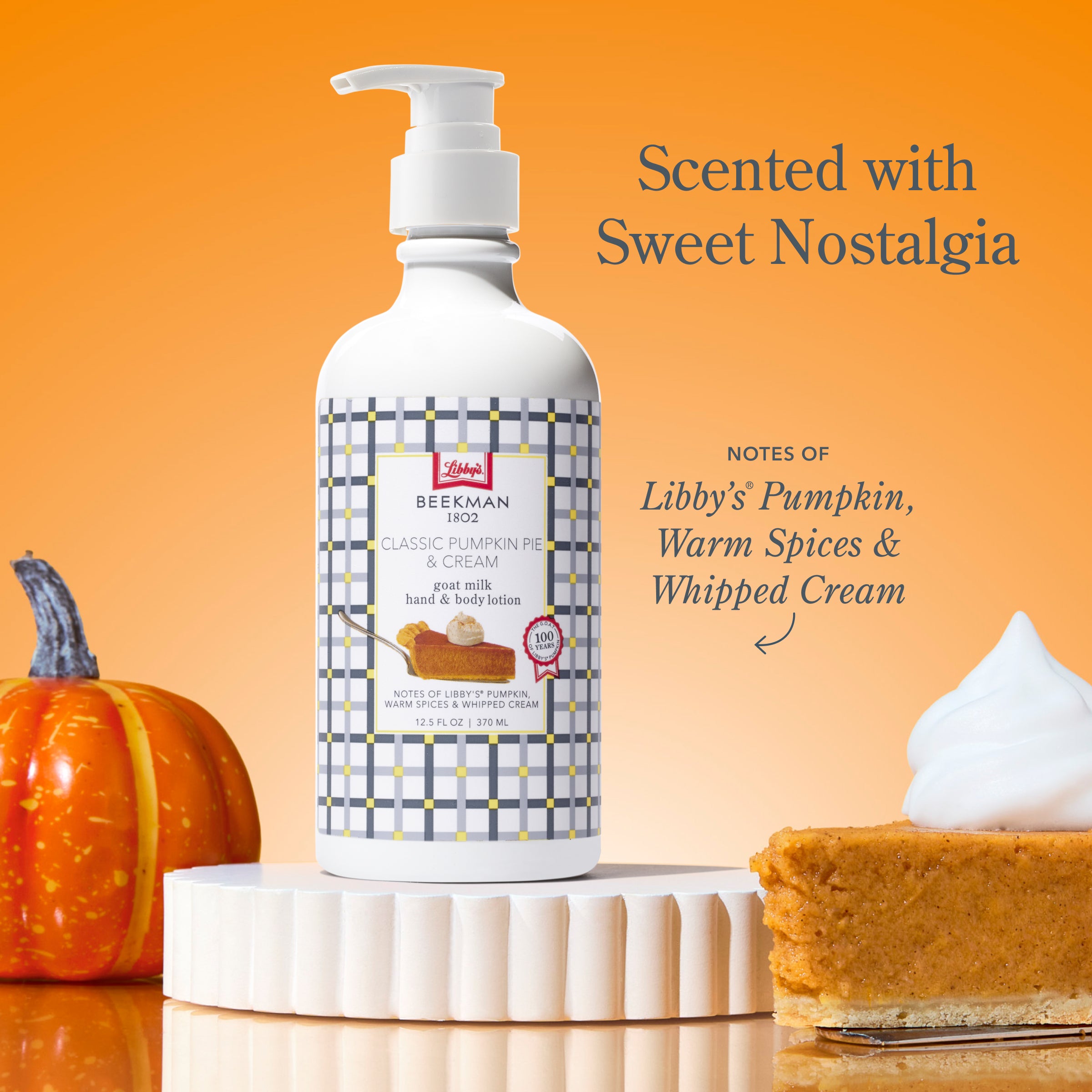 Beekman 1802 x Libby’s® Classic Pumpkin Pie & Cream Lotion