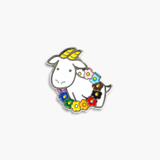 2024 Pride Rainbow Goatie Enamel Pin