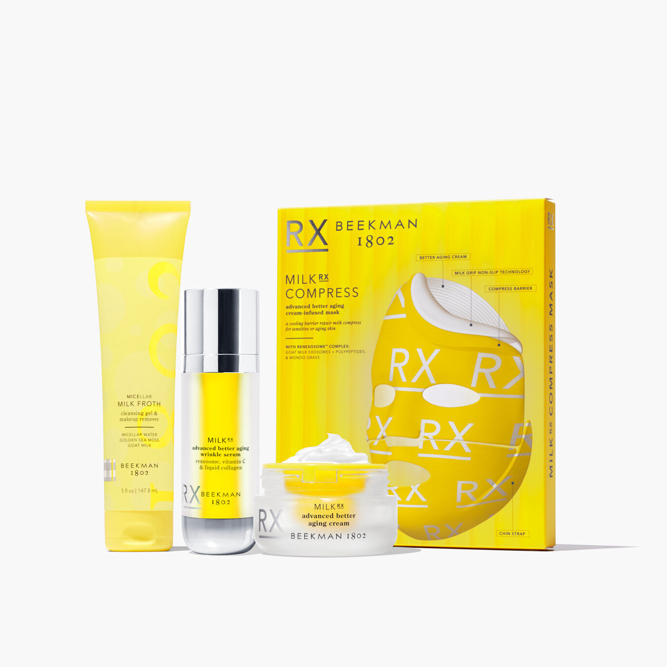 The Milk RX Set: Better Aging Routine
