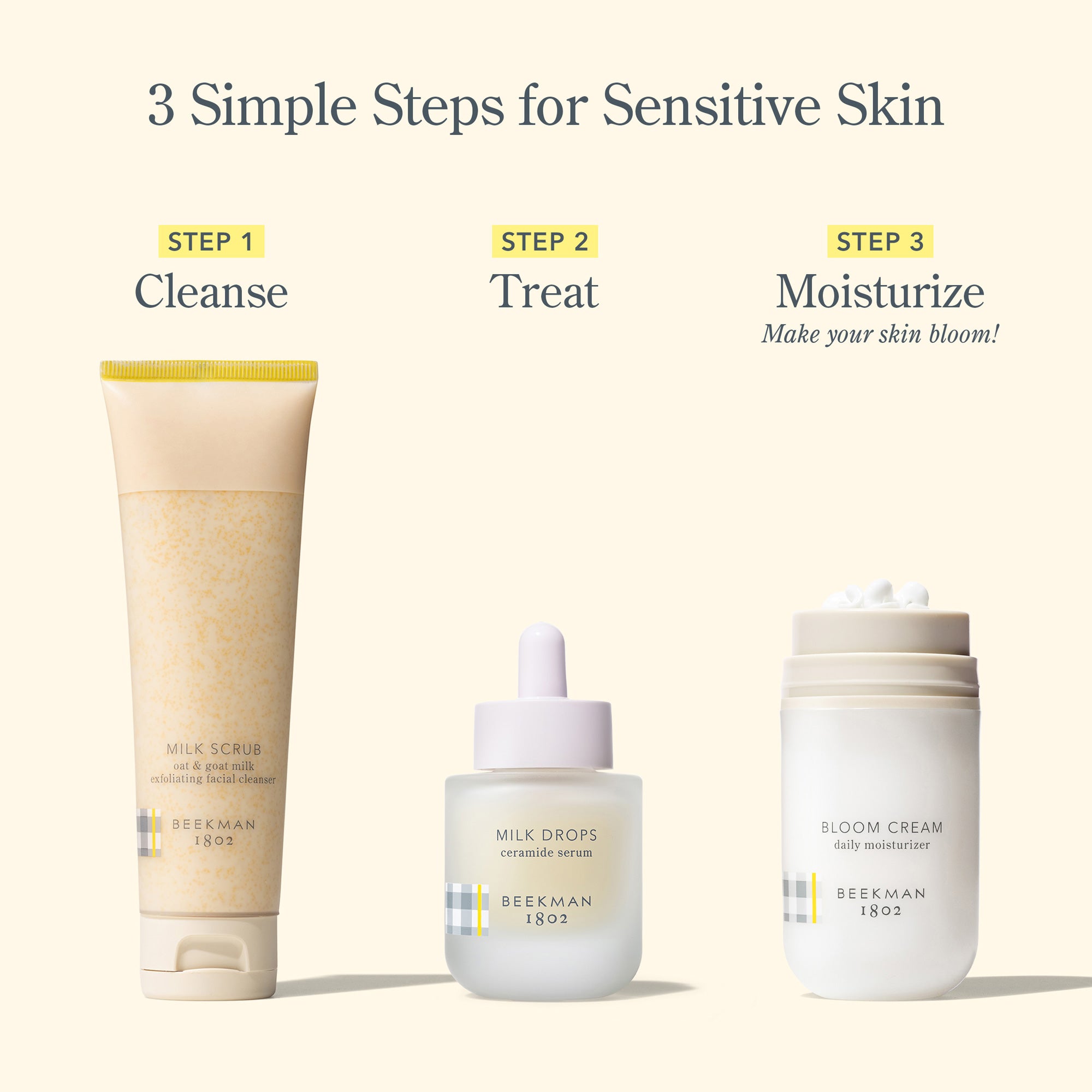 Simple Three Step Face Routine Step By Step Facial Routine