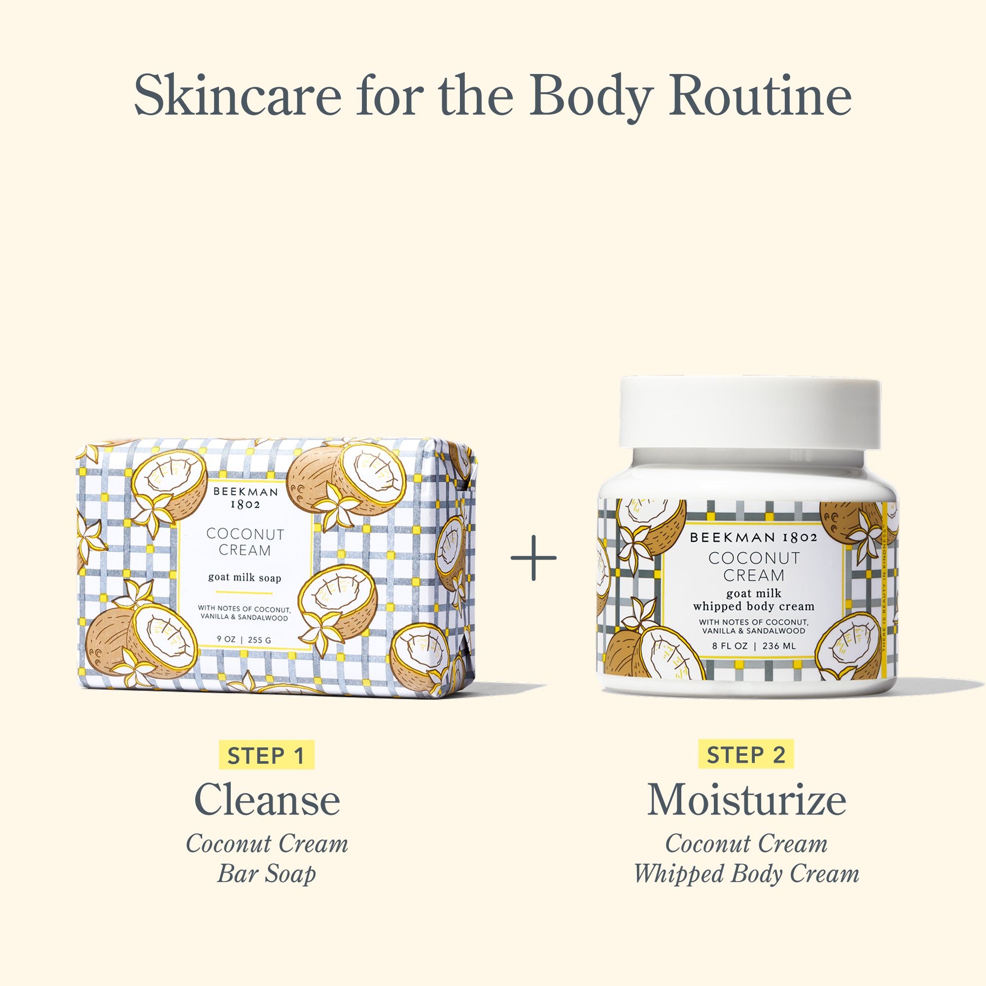 Coconut Cream Goat Milk Soap Set of 4