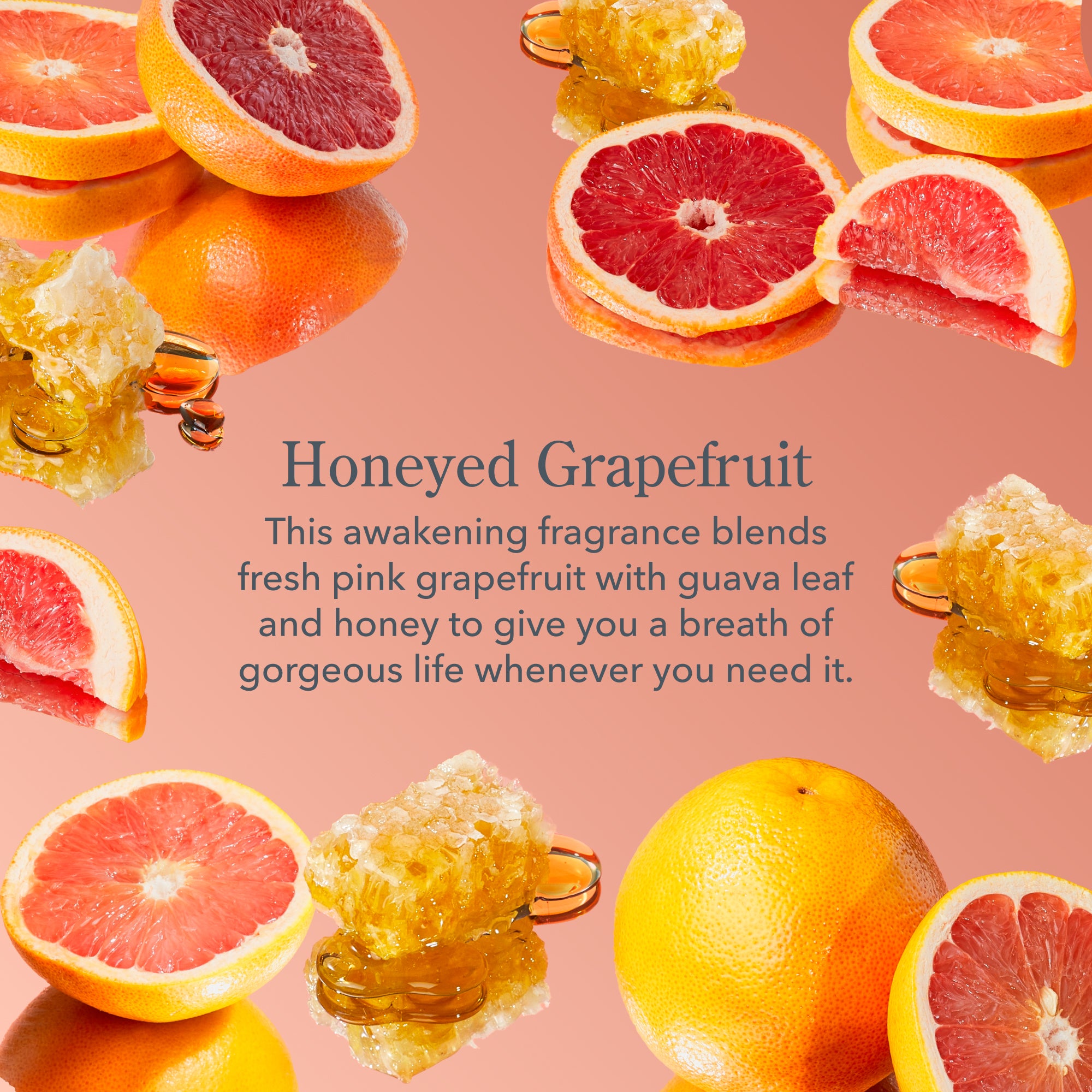 Honeyed Grapefruit Set of 2 Caddy