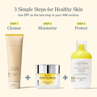 Solar Milk Clear SPF 50 Sunscreen Gel for Face