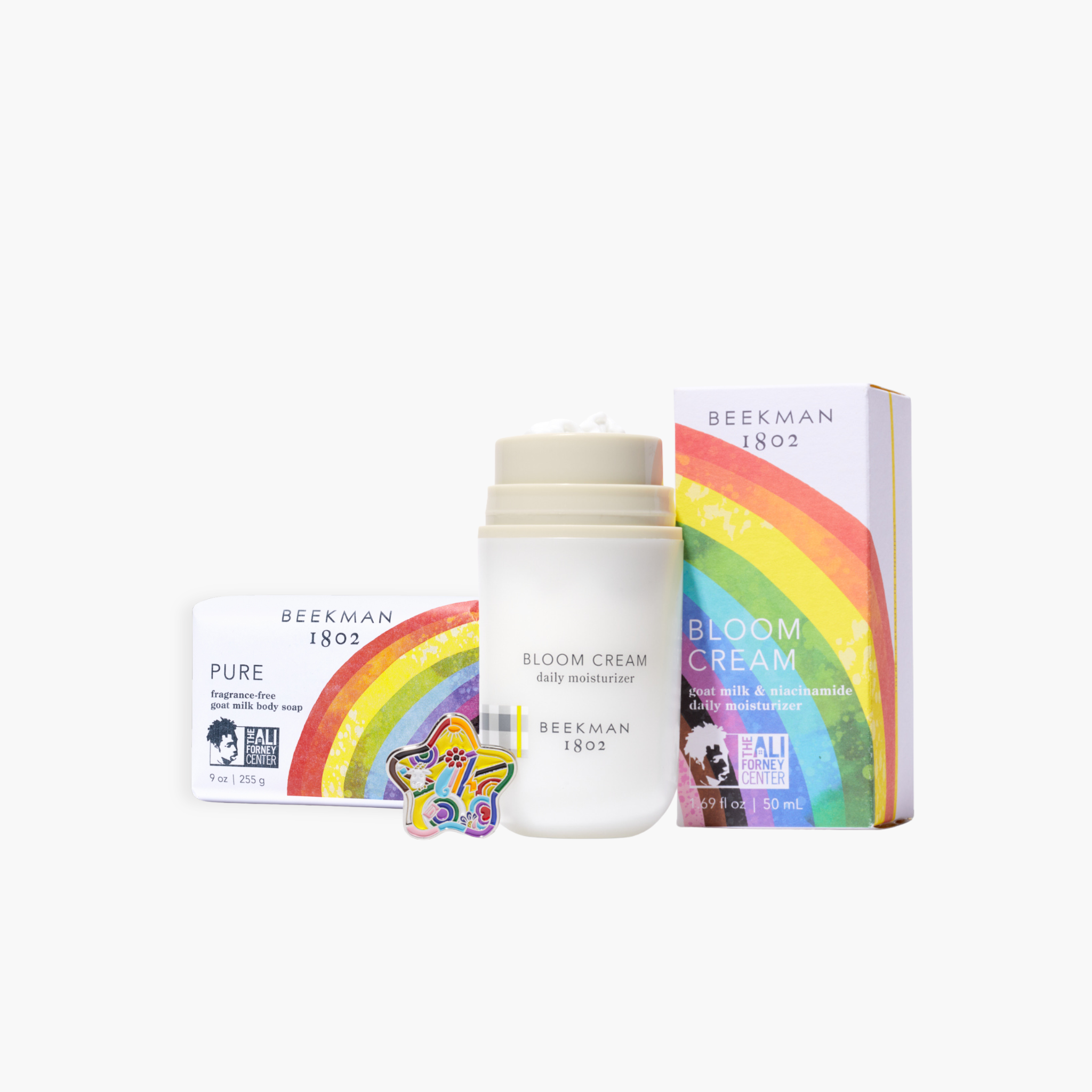2025 Limited-Edition Pride Bloom Cream + Pure Bar Soap Duo