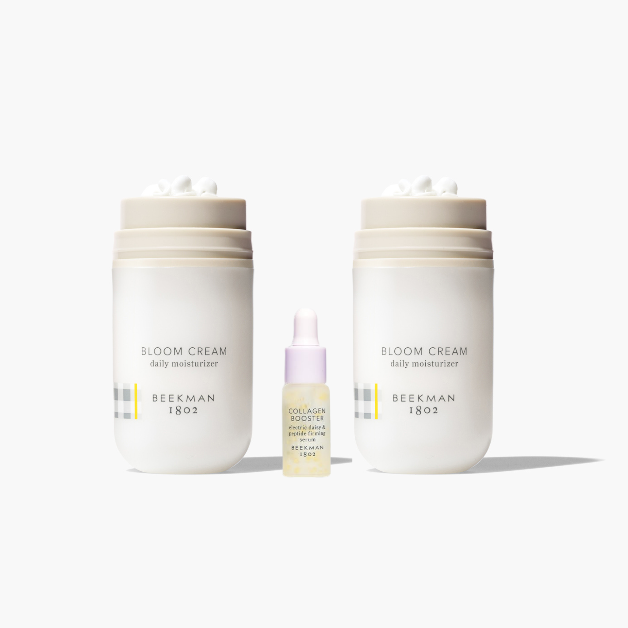 Bloom Cream Duo with Collagen Booster Electric Daisy & Peptide Firming Serum Sample