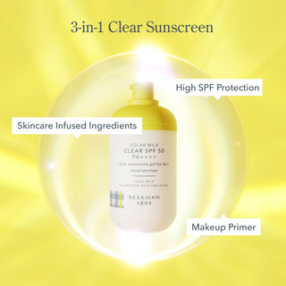 Solar Milk Clear SPF 50 Sunscreen Gel for Face