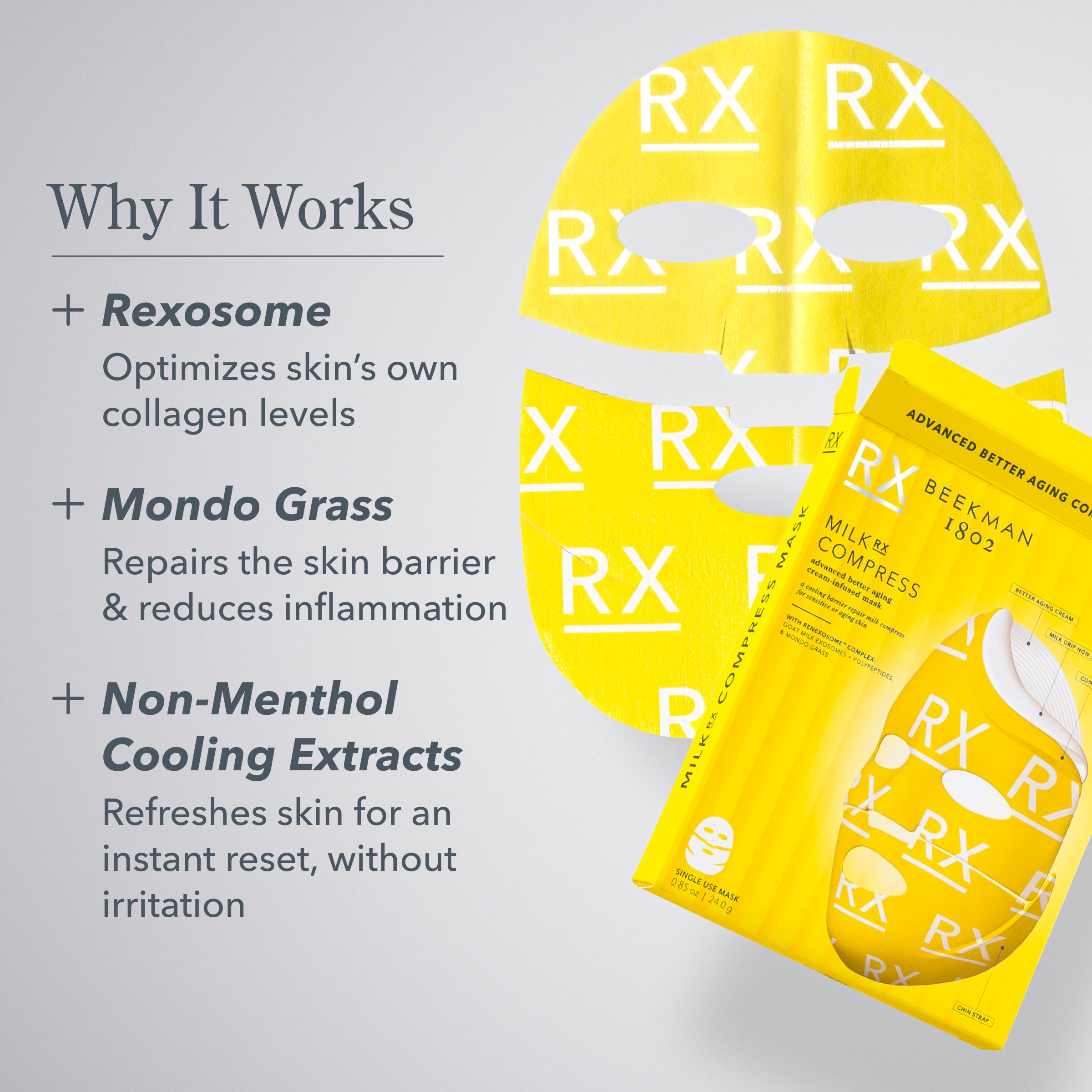 Milk RX Compress Advanced Better Aging Sheet Mask