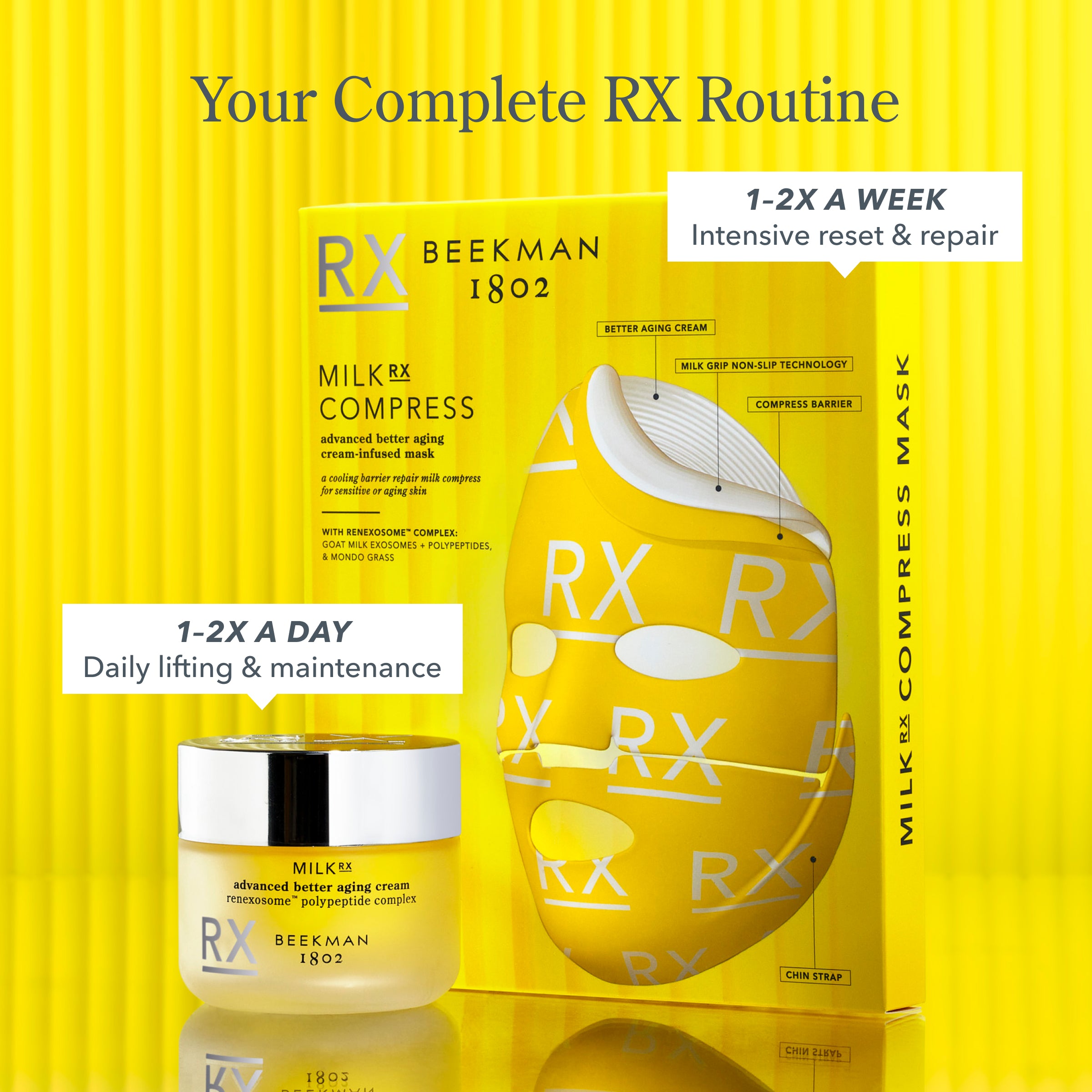 Milk RX Compress Advanced Better Aging Sheet Mask