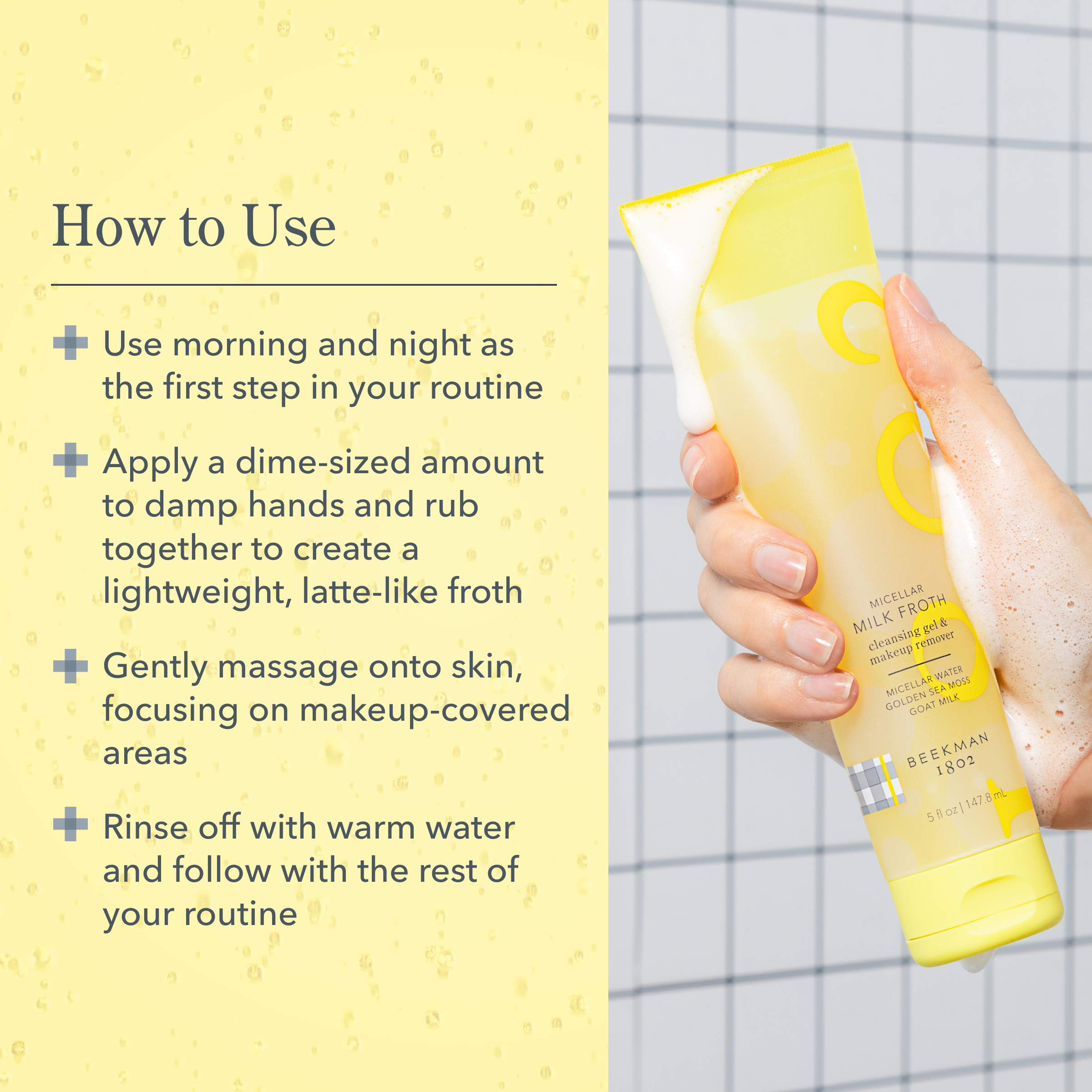 Micellar Milk Froth - Sulfate-Free Hydrating Facial Cleanser Micellar Milk Froth - Sulfate-Free Hydrating Facial Cleanser