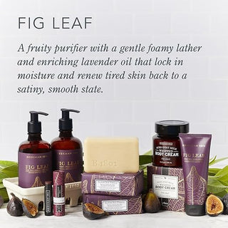 Fig Leaf | A fruity purifier with a gentle foamy lather and enriching lavender oil that lock in moisture and renew tired skin back to a satiny, smooth state. 