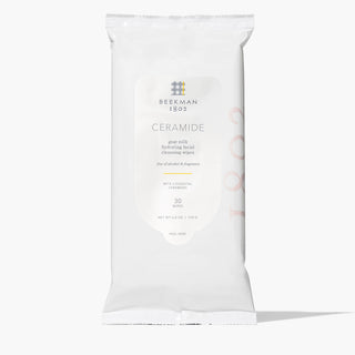 beekman 1802 30 count ceramide face wipes