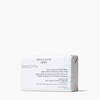 Beekman 1802 smoth lactic acid and willow bar goat milk soap body soap