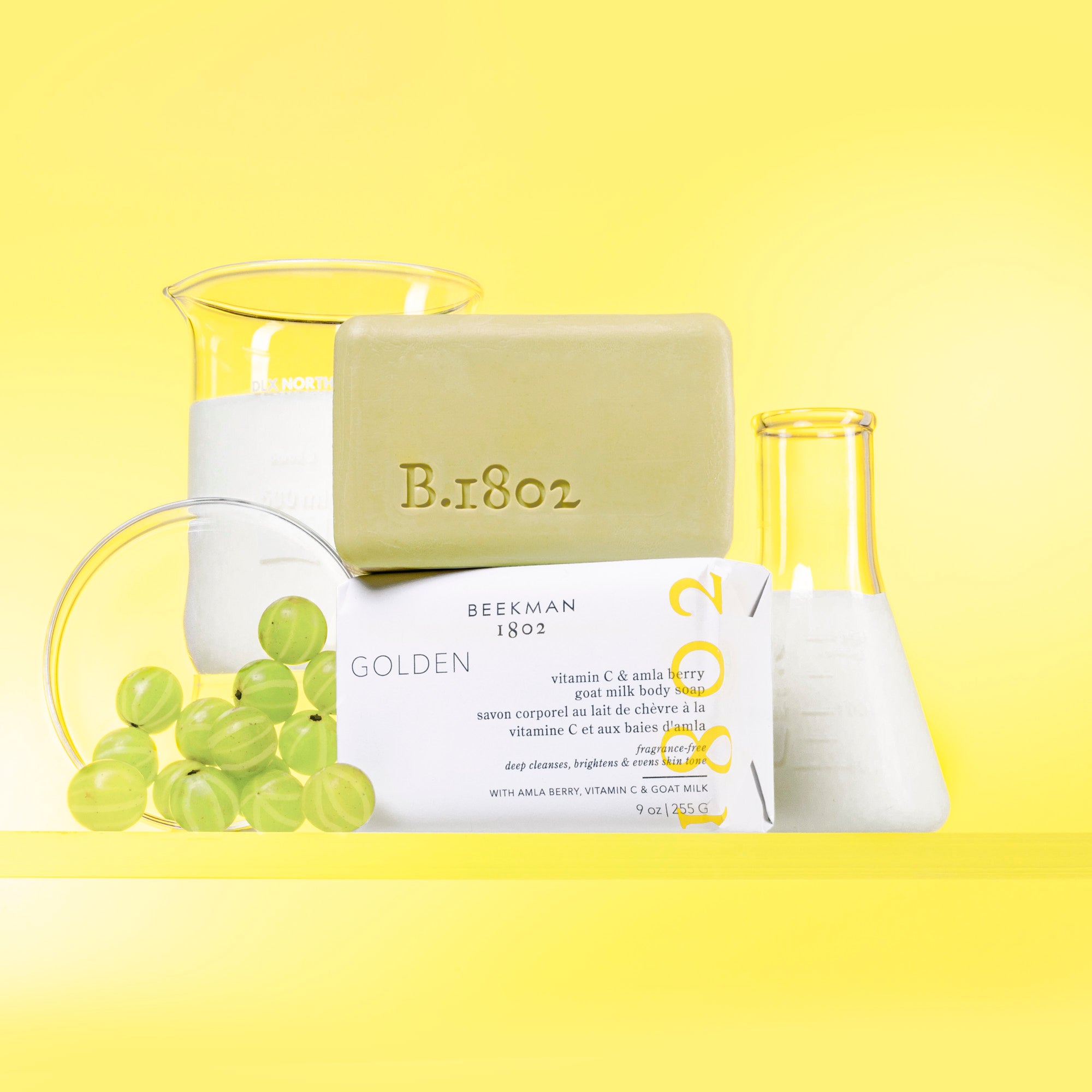 Golden Vitamin C & Amla Berry Goat Milk Soap